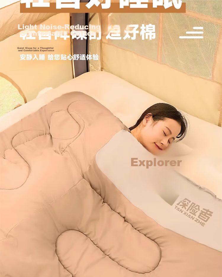 TAN XIAN ZHE Sleeping Bag for Adults, Outdoor Winter Thickened Warm Sleeping Bag, Spring And Autumn Indoor Camping Nap Dirt-Proof Sleeping Bag, 2.3KG 20