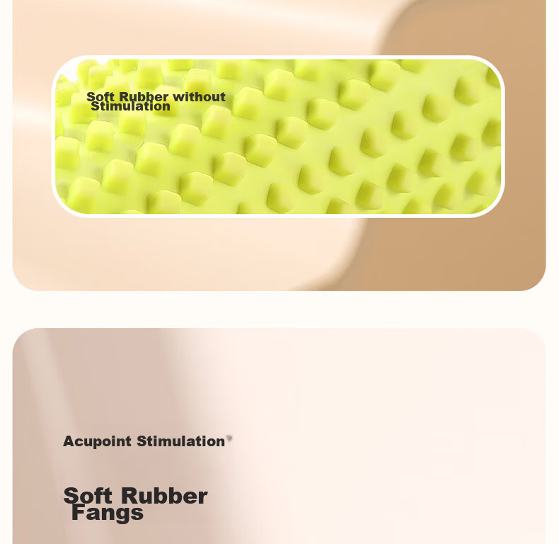 Duweike Foot Massage Roller Plantar Fascia Ball Flat Foot Relaxation Fitness Home Use Mint Green Wolf Tooth Model 13