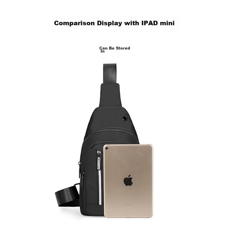 Half-Cigarette Chest Bag Men Large Capacity Crossbody Bag Single Shoulder Bag Trendy Student Waist Bag Outdoor Sports Canvas Small Backpack Sports Bag 8