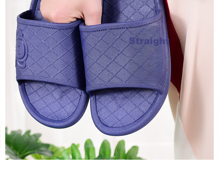 Paul Frank Big Mouth Monkey Men's Summer Soft Sole Home Couple Indoor Bathroom Shower Slippers PF799 Gray 270 5