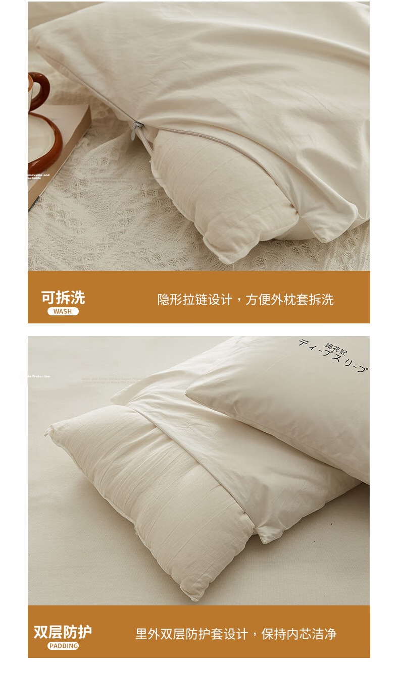 Grace A-Class 100% Xinjiang Cotton Pillow Star Hotel Home Use Single Medium Pillow Core 12