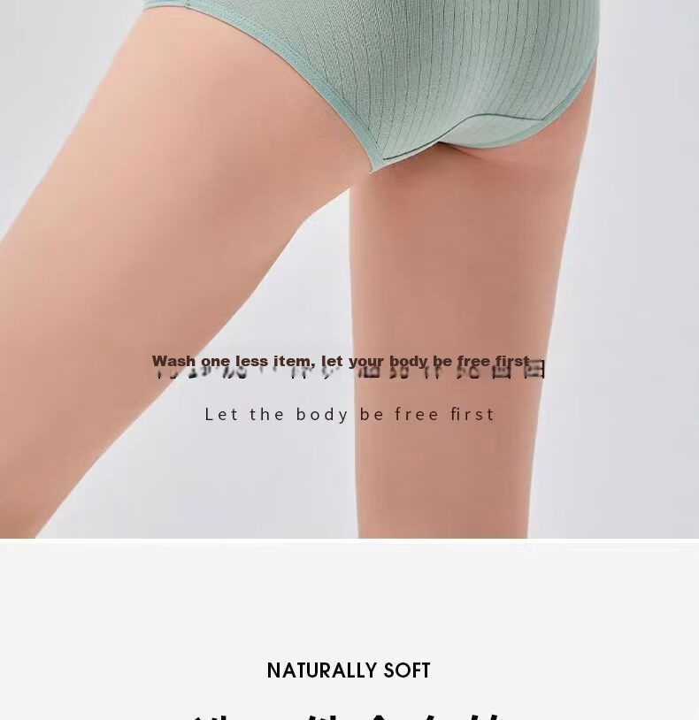 Seven-Color Disposable Women's Underwear Travel Maternity Sterilized No-Wash Cotton Crotch Panties 10-Pack Safe Sterilized 5