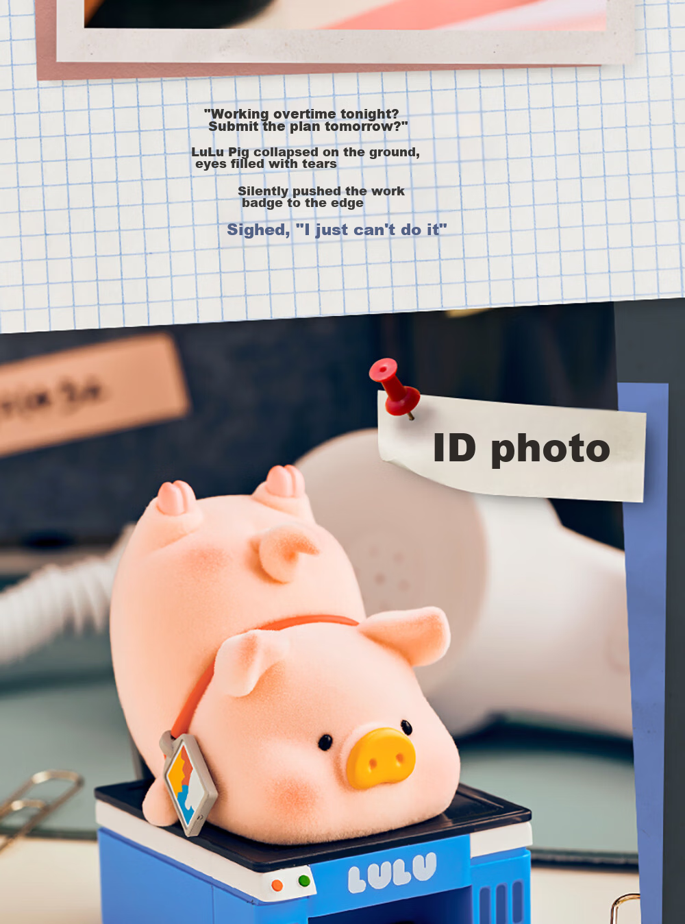 52TOYS Canned Pig LuLu Burger Delivery Action Blind Box Toy Trendy Figurine Full Box of 4 Gifts for Girlfriend 6