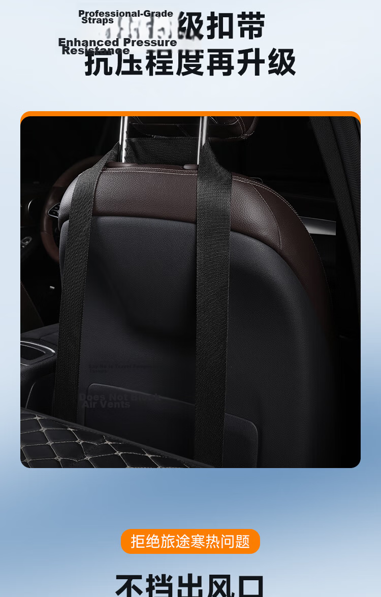 Weiyi Foldable Portable Car Rear Seat Sleeping Mat Single Child Travel Mattress Universal for SUV Sedan 10