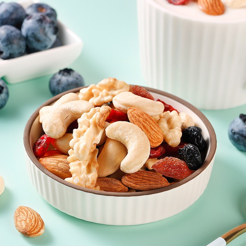 华味亨每日坚果750g/盒零食元气款30袋坚果炒货企业团购礼盒