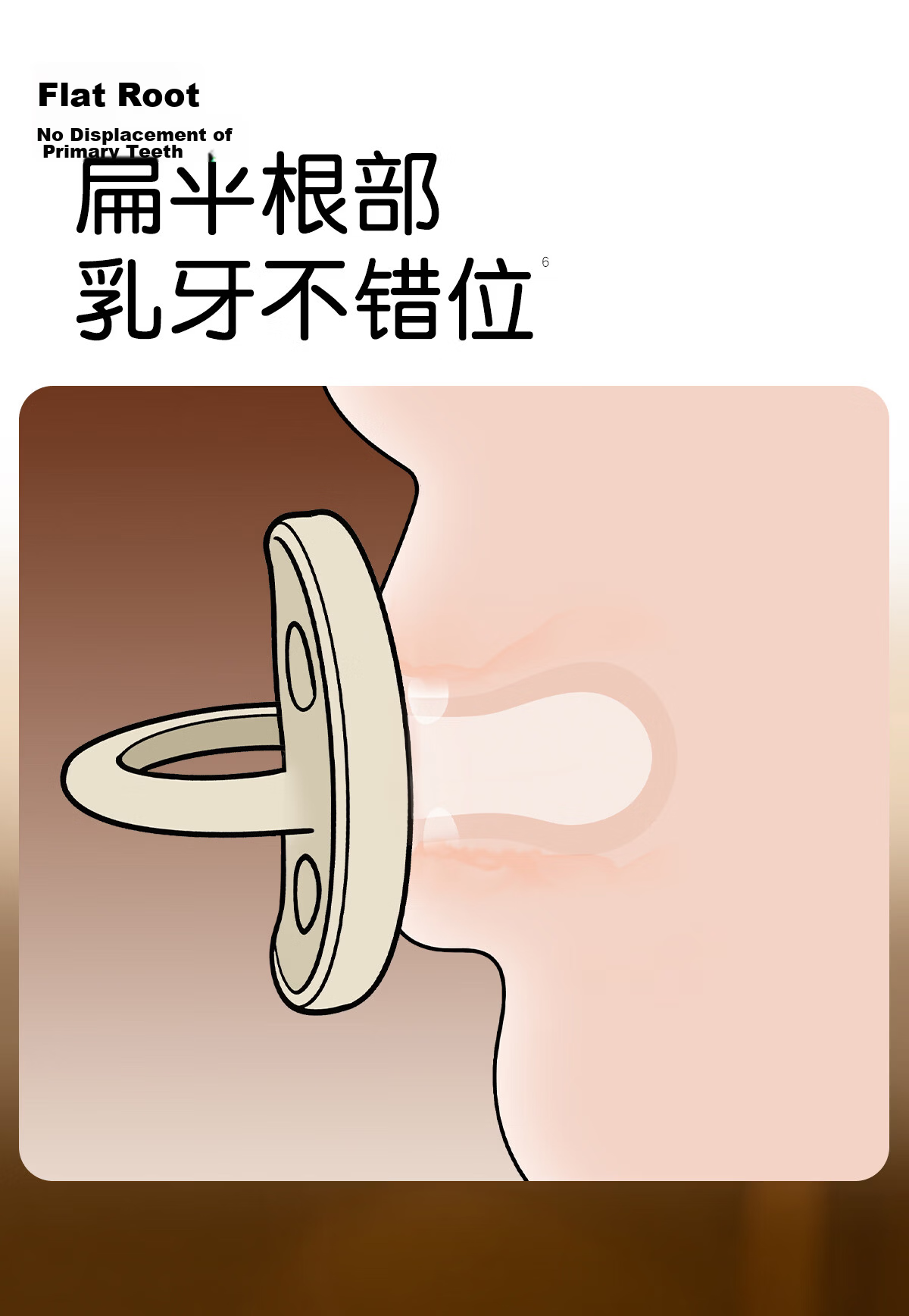 Shixi Soothing Pacifier 0-3-6 Months Anti-Colic Newborn Daily Use Round Head Full Silicone Ultra-Light Air Model 7