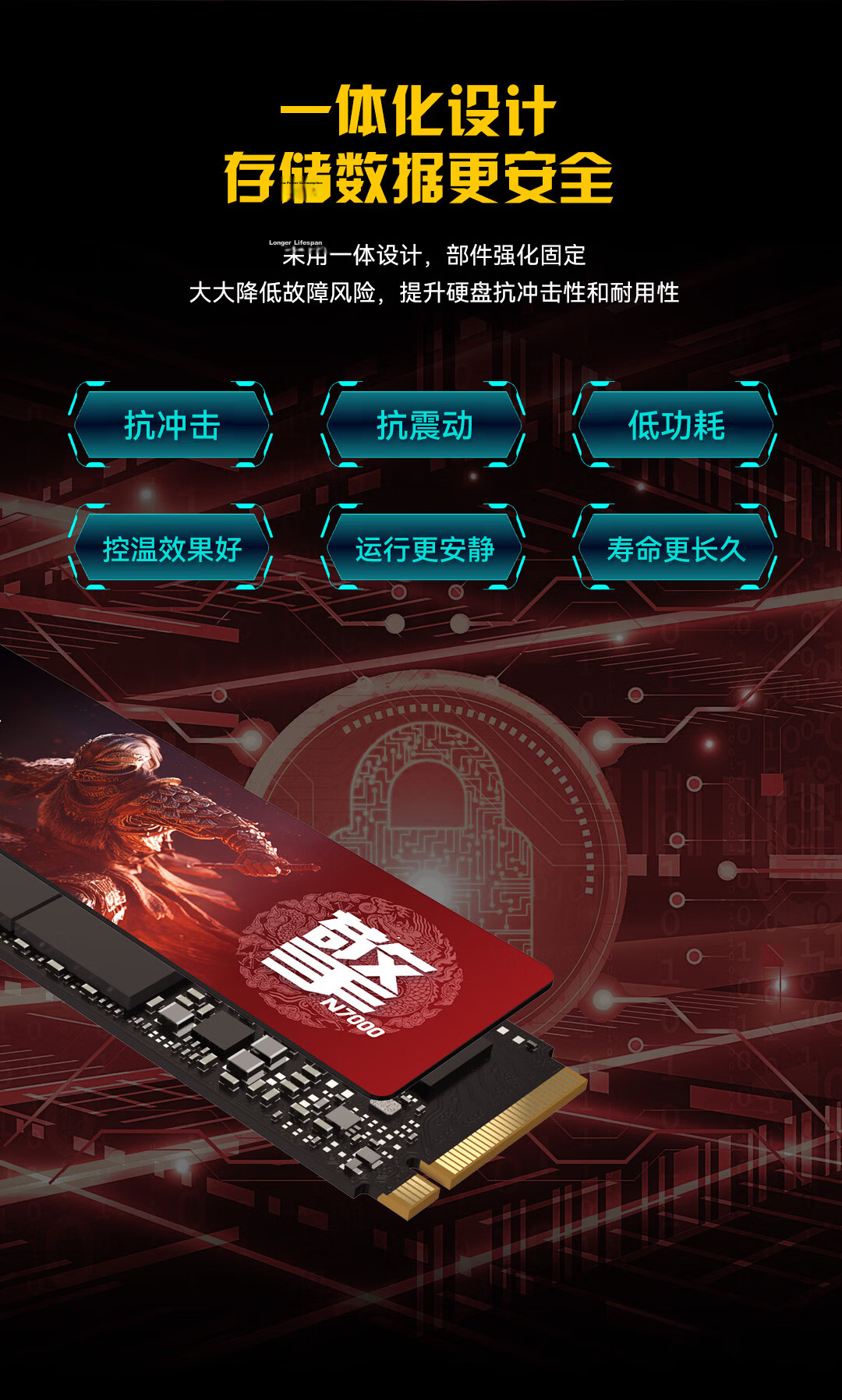 PREDATOR Acer 2TB SSD M.2 NVMe N7000 Series Shadow Knight PCIe 4.0 (7200MB/s Read Speed) 7