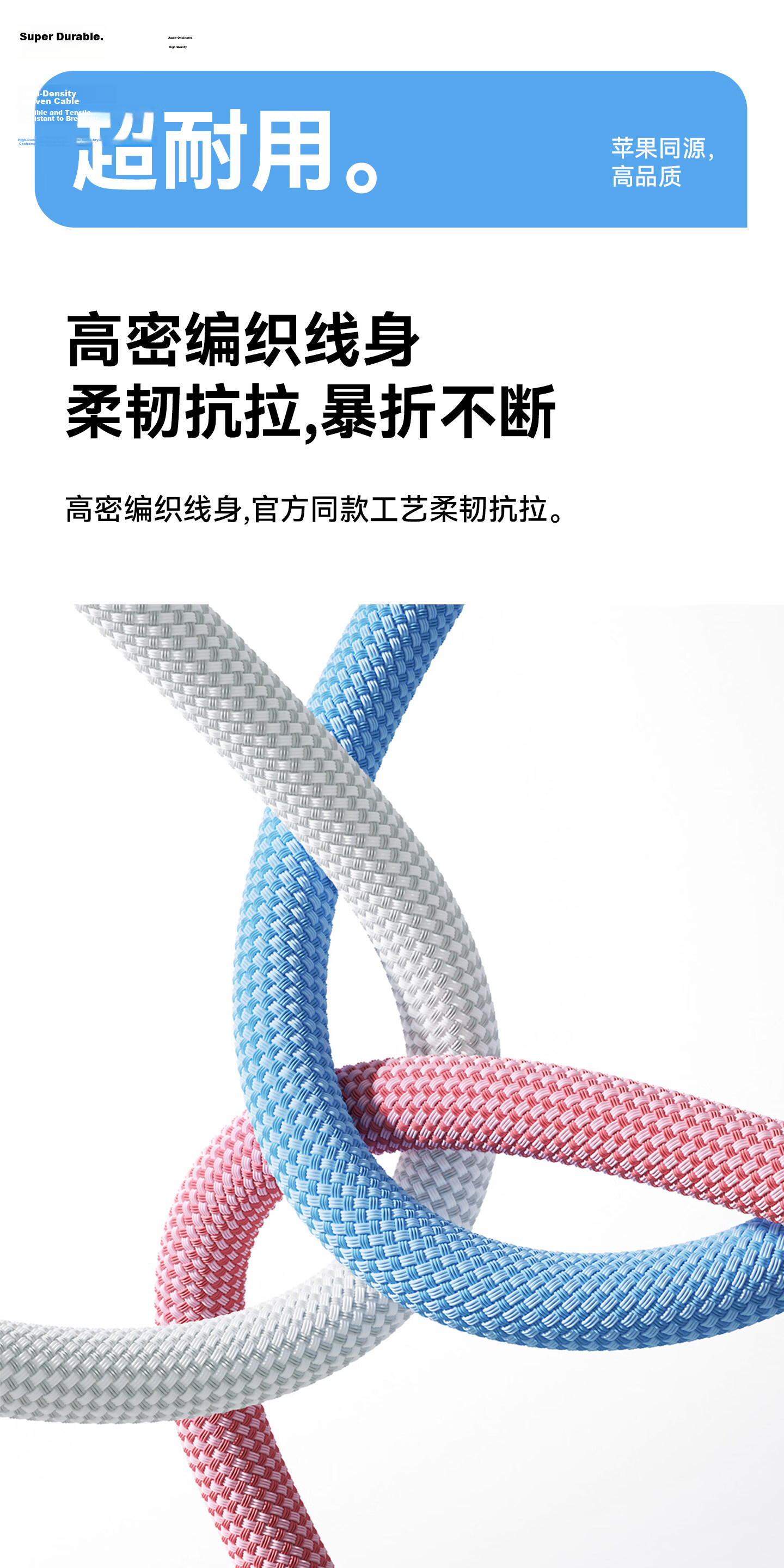 Baseus Apple Data Cable Fast Charging PD30/20W Lightning Braided Cable for iPhone 14/13/12 Pro Max/11/XS Car Phone 2M White 19