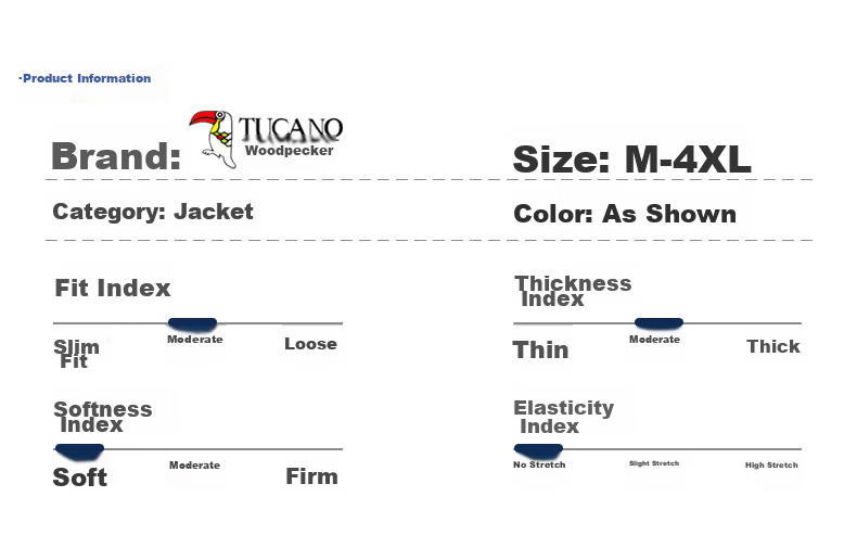 TUCANO Men's Spring Autumn Trendy Loose Hooded Simple Versatile Windproof Casual Jacket Outerwear 7