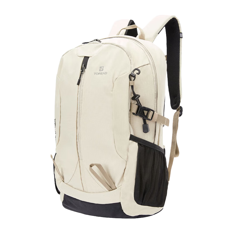 TOREAD Hiking Backpack Outdoor Travel 30L Lightweight Unisex Commuter School Bag Milk Tea Color
