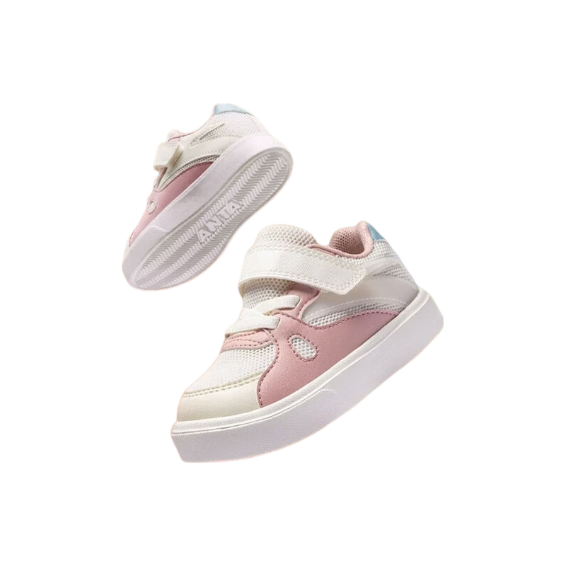 ANTA Kids Sports Shoes Girls Baby 2026 Summer Breathable Mesh Toddler Walking Shoes Sneakers A22620013