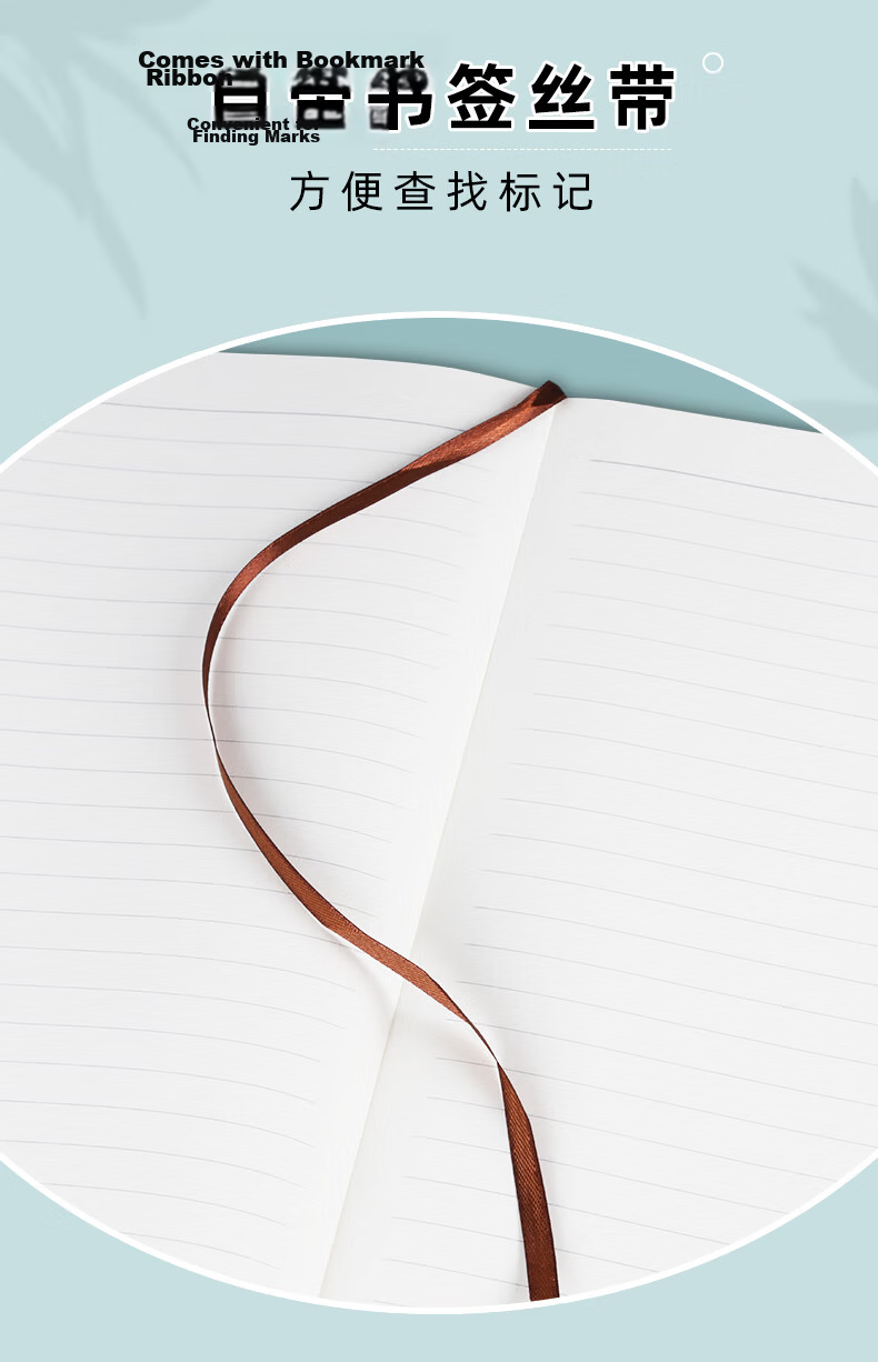 Weimei A4 Thick Large Business Notebook Soft Leather Diary College Student Exam Study Lined Classroom Notes 10
