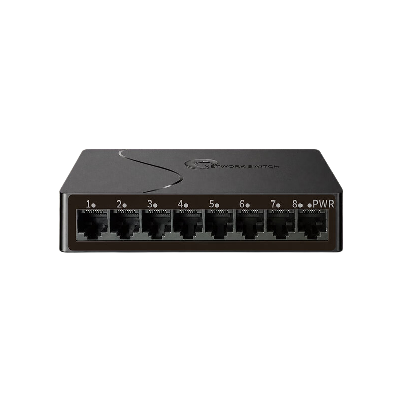 Huoyi 8-Port Gigabit Switch, Cloud-Managed Network Monitoring Network Cable Splitter, Network Cable Splitter And Distributor