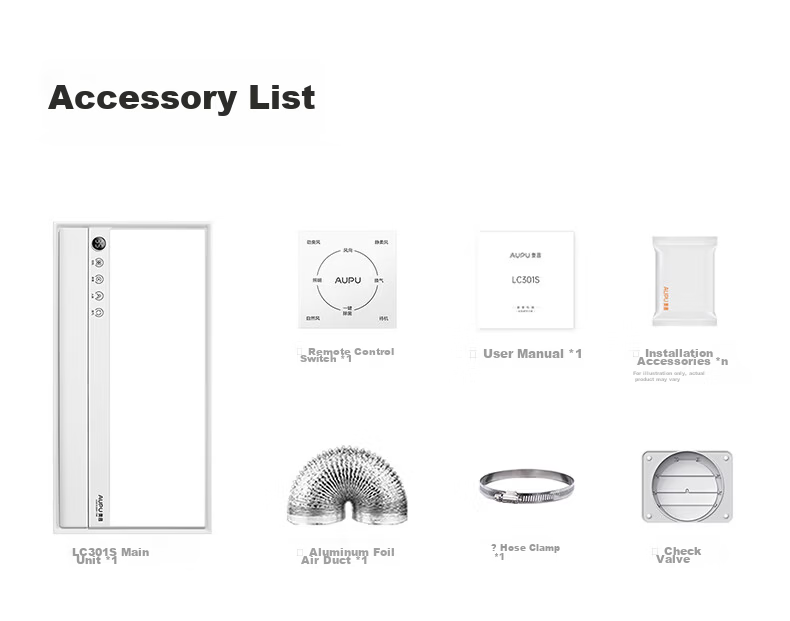 AUPU Hair Dryer Cooling Fan [Human Sensor Top Model] High Wind Kitchen Lighting Remote Control Powerful Sterilization All-in-One LC301S 35
