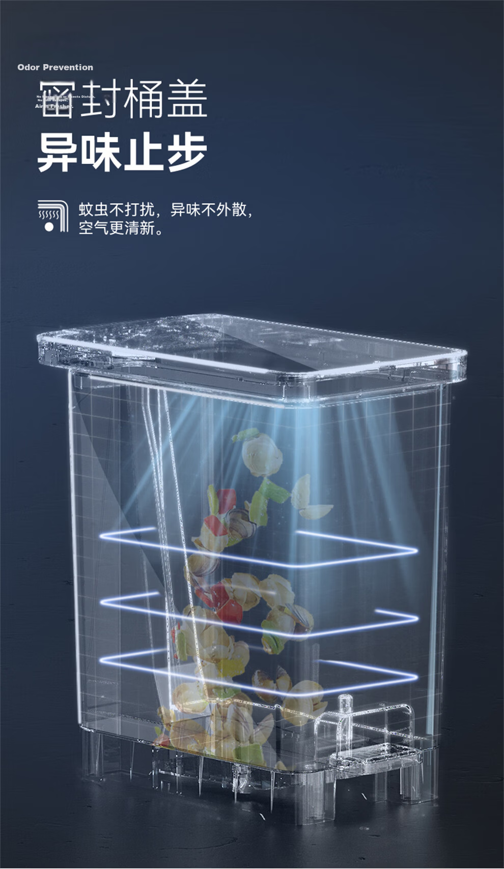 EKO 20L Step Trash Can Ice Grey Commercial Large Office Medical Property Kitchen Bathroom EK6377 5