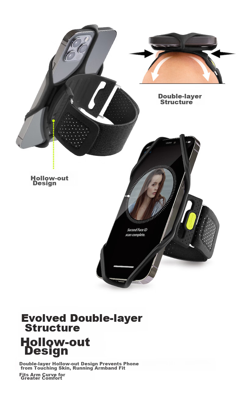 Bone Outdoor Sports Arm Bag, Running Armband for Men And Women, Multifunctional Arm Wrist Bag, Phone Holder, Professional Sports Fitness Equipment 5