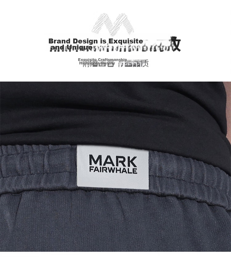 MARK FAIRWHALE Men's Shorts, Summer American-Style Loose Printed Pants, Lightweight Summer Sports Five-Point Casual Trousers for Me 7
