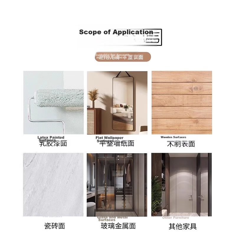 Xiaojiangcai Full-Length Wall-Mounted Dressing Mirror 40x150cm White for Home Bedroom Dormitory 21