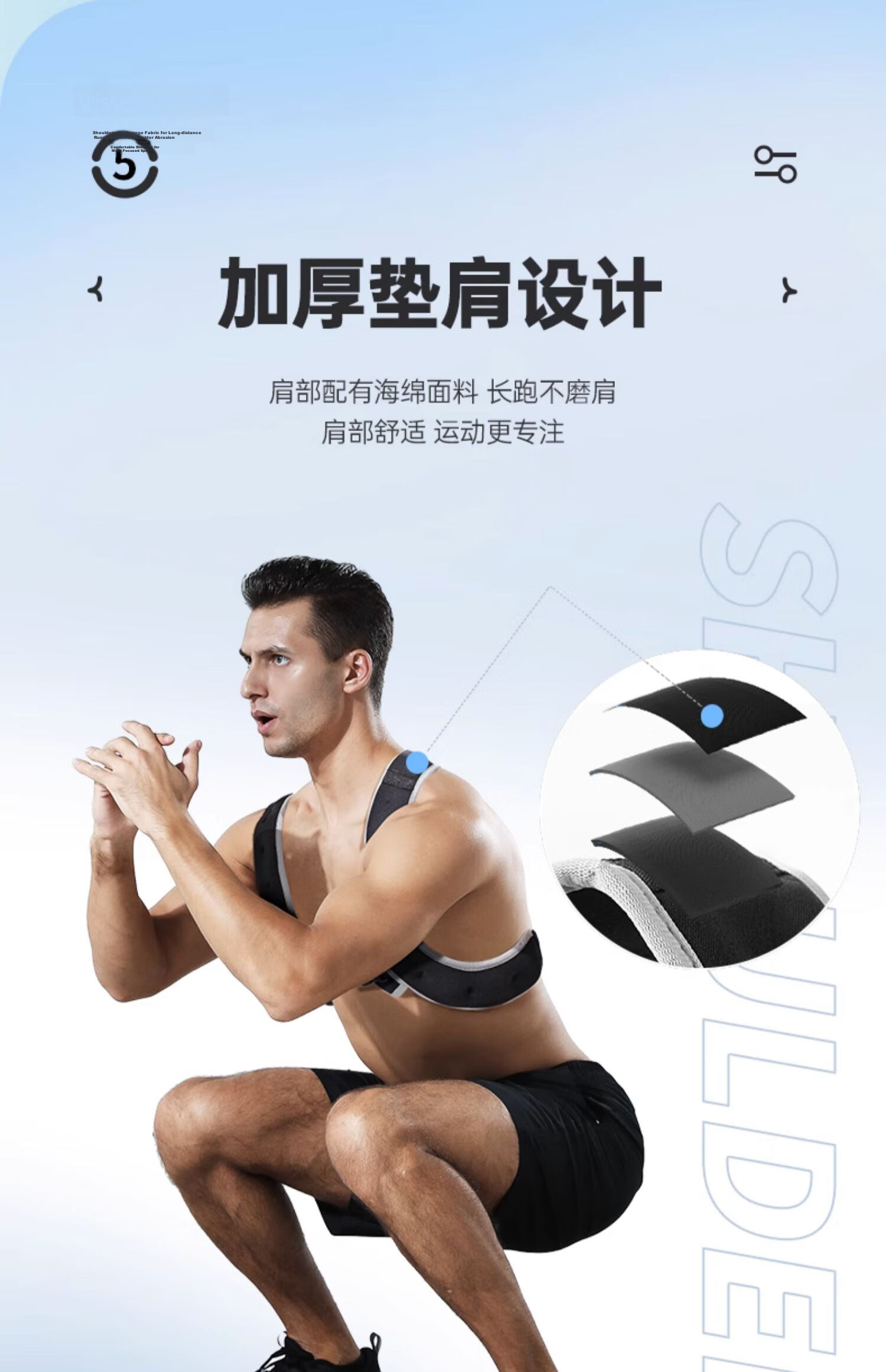 Li-Ning Weighted Vest Invisible Gear Mesh Vest Men Adjustable Running Push-Up Sandbag 15