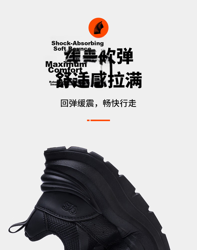 LAOGUANJIA Men's Safety Shoes with Steel Toe Cap, Anti-Smashing, Puncture-Resistant, Lightweight, Comfortable, Wear-Resistant Work Functional Safety Shoes Sports Style Size 45 3