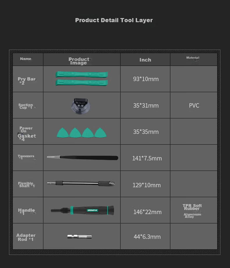 GREENER Electric Screwdriver Set 152-in-1 Pen-Style Mini Household Cordless Precision Power Tool 26