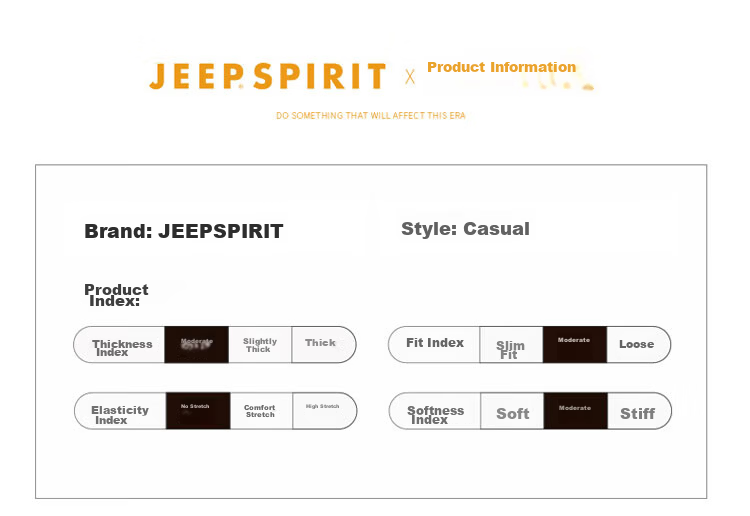 JEEP SPIRIT Unisex Windproof Outdoor Jacket Autumn Winter Couple's Jacket Men's Sunflower 3XL 11