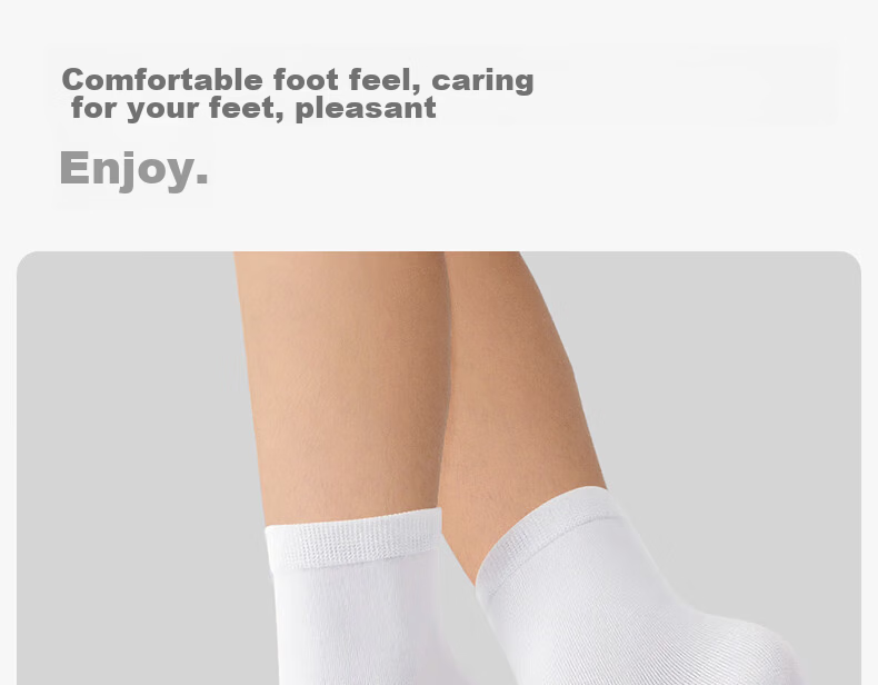 Briars Disposable Socks for Men [Pure Cotton 10A Antibacterial] Summer Short Socks, Odor-Resistant, Large Size Mesh Socks, Mixed Colors, 5 Pairs Pack 8