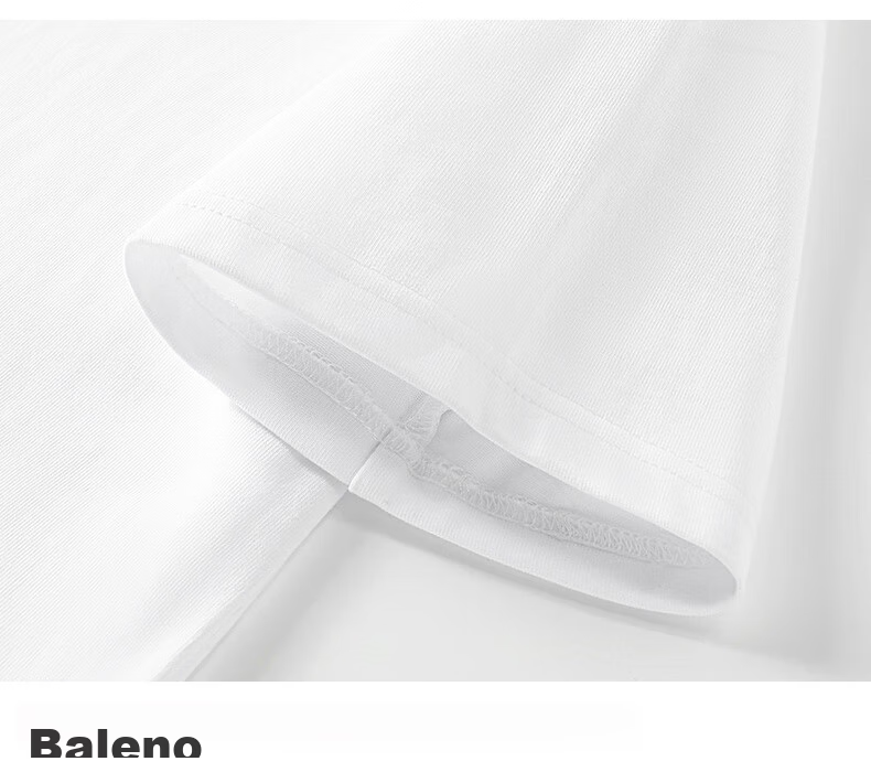 Baleno Men's Short Sleeve T-Shirt Summer Youth Trendy Casual Loose Breathable Cotton Half Sleeve Top 20