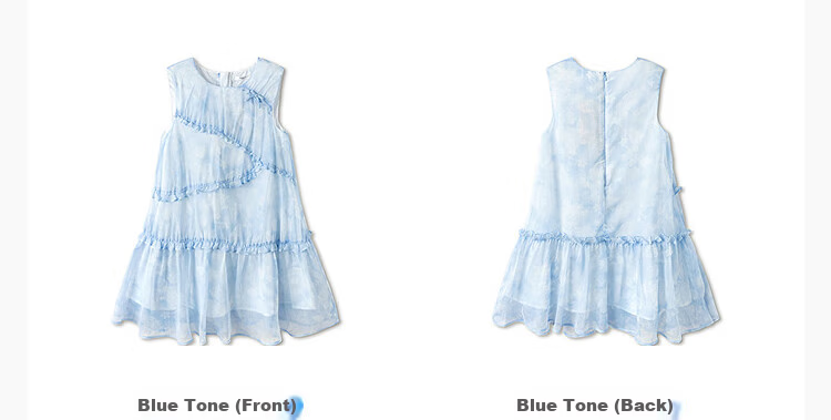 Balabala Kids Dress 2026 New Summer Girls Sleeveless Dress Fashionable Princess Dress for Older Girls 13