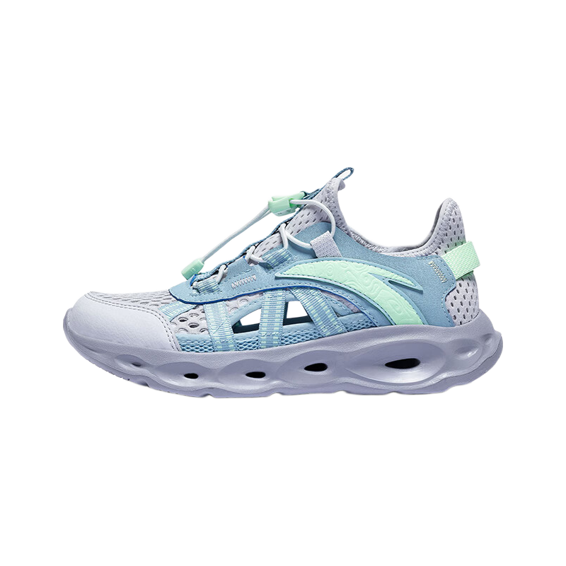 Anta Kids Sports Sandals Boys Big Kids Summer Mesh Breathable Creek Walking Drawstring Water Shoes A12626915
