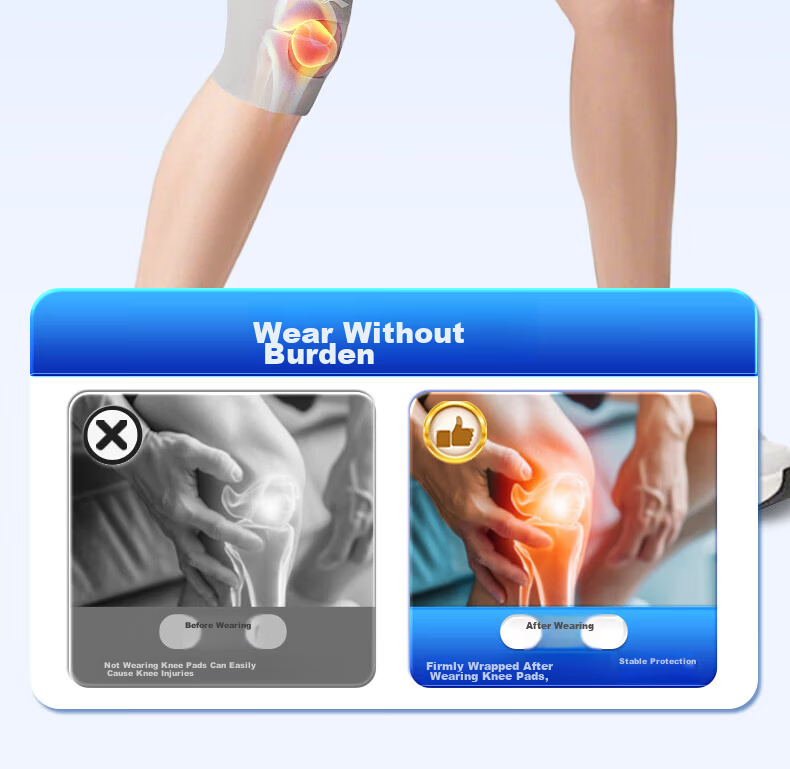 Li-Ning Knee Brace, Meniscus Sports Joint Patella Strap Synovium, Thin Summer Version for Men And Women, Running Hiking Badminton Knee Protector 9