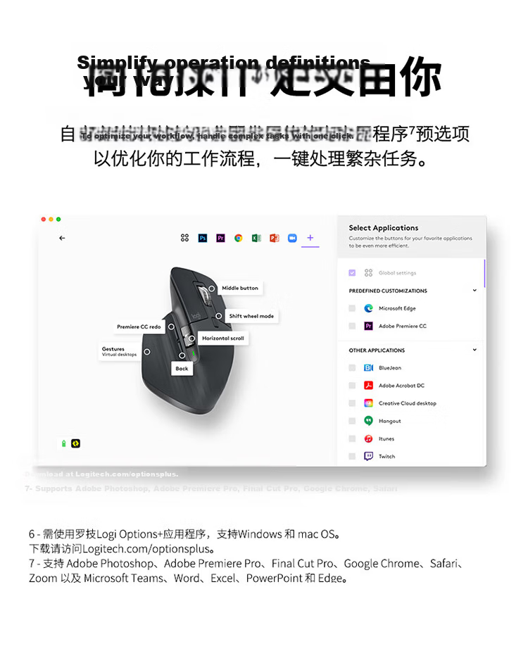 Logitech MX Master 4 High-Performance Wireless Bluetooth Mouse Office Mouse Silent Mouse Upgraded Version Graphite Black with Wireless Receiver 7