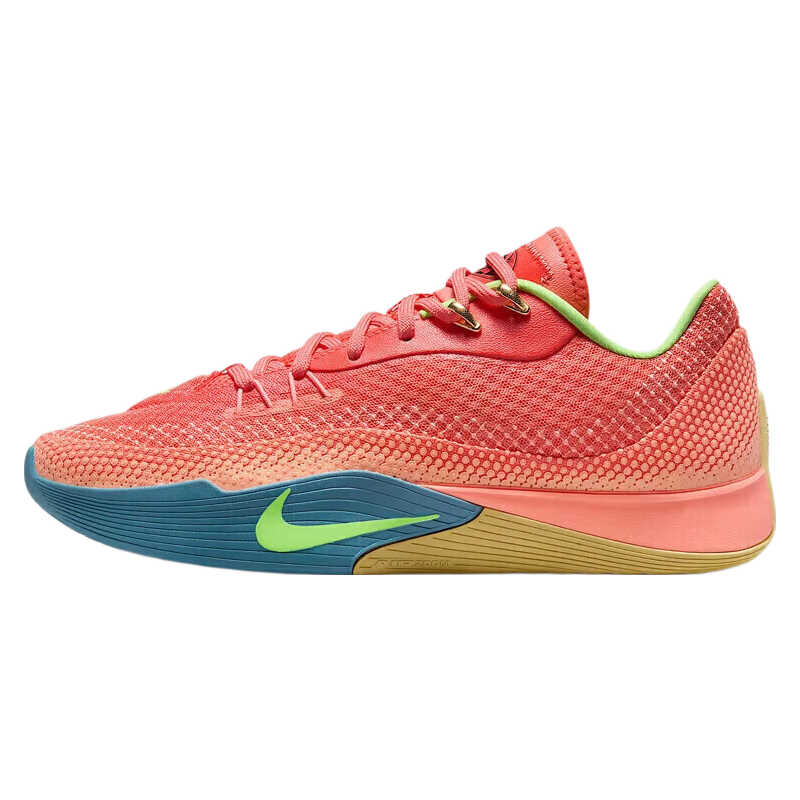 NIKE Men's Durable Basketball Shoes, S.T. FLARE Sneakers, HF0232-602, Red And Blue, Size 42