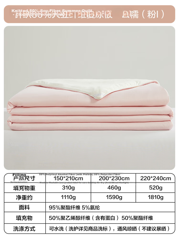 BEYOND Home Textiles Class A Knitted 50% Soybean Washable Winter Comforter, Warm Duvet Insert, Approximately 6.6 Jin, 200*230cm 14