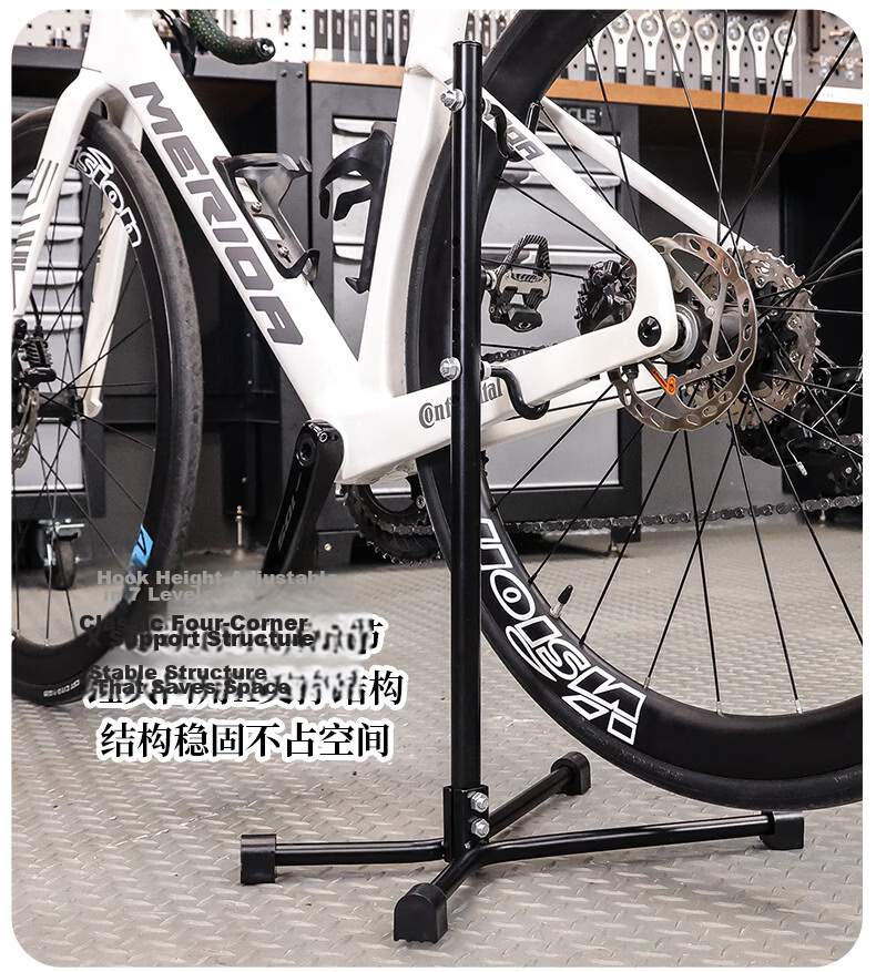 LEBYCLE Mountain Bike Rack, Parking Stand, Hanging Rack, Indoor Vertical Display Stand, for Wide Tire Sizes 2.3-4.0 12