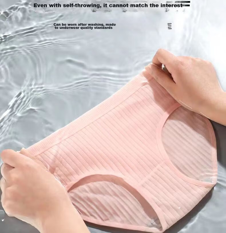Seven-Color Disposable Women's Underwear Travel Maternity Sterilized No-Wash Cotton Crotch Panties 10-Pack Safe Sterilized 28