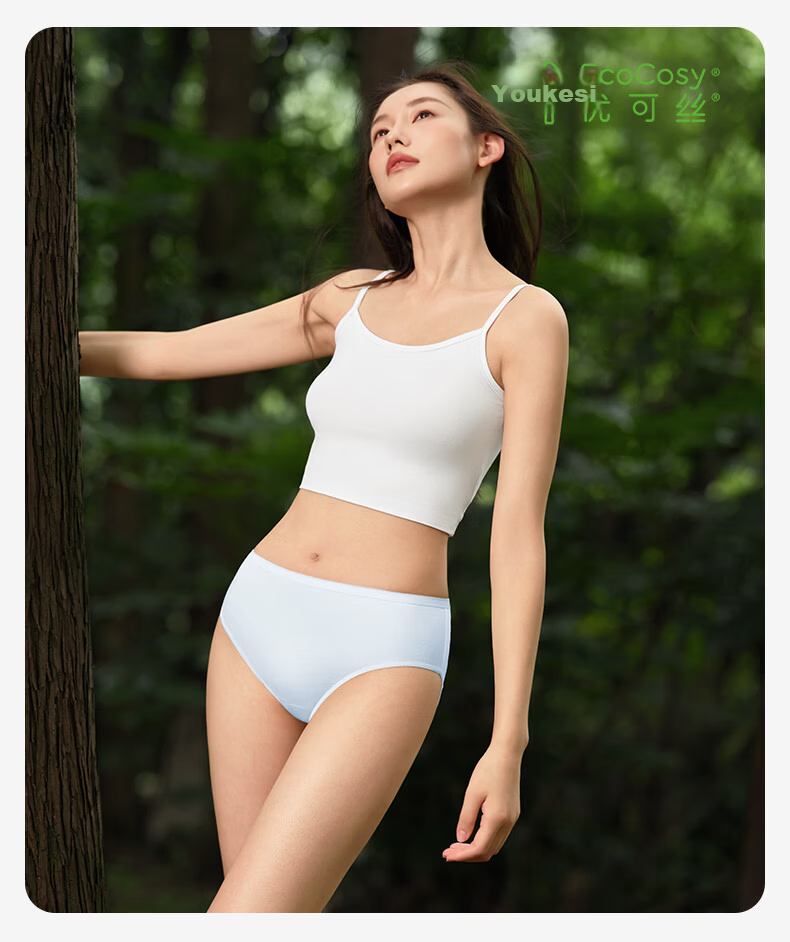 Deyou Disposable Women's Maternity Menstrual Daily Use Antibacterial L Size Underwear 28pcs 27