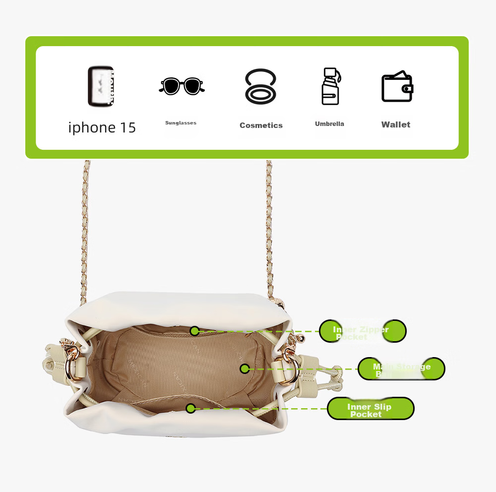 MEXICAN Handbag for Women, 2026 Light Luxury Shoulder Crossbody Bag, Bucket Cloud Bag, Valentine's Day Gift for Wife Or Girlfriend 17