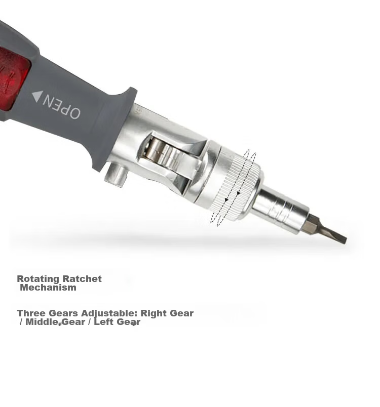 Yao Fukuoka Multi-Angle Bidirectional Ratchet Screwdriver Multi-Function Comprehensive Bit Set Screwdriver Kit 6