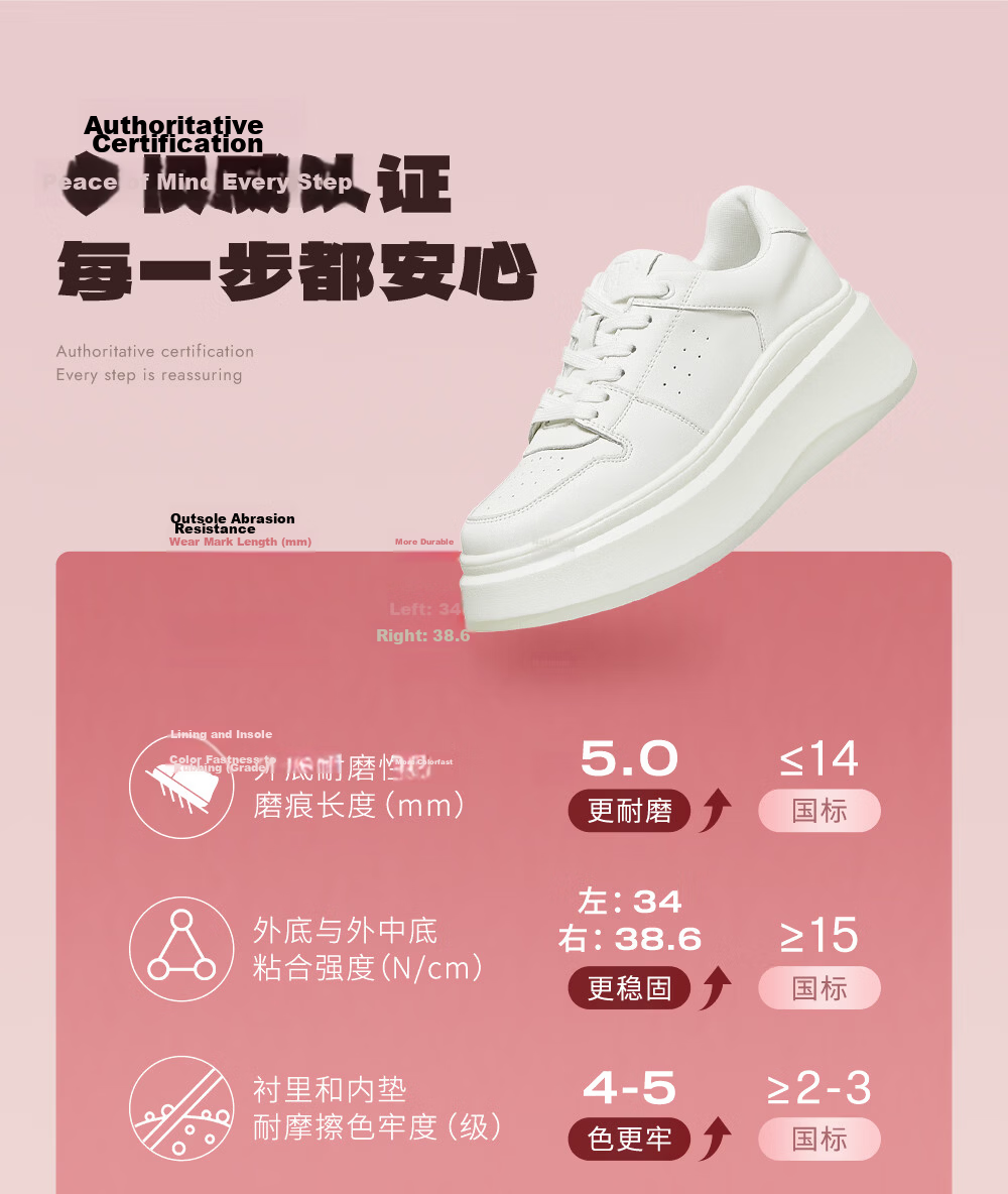 TATA TATA Sun Leyan Same Style White Whale Thick Sole Casual Sneakers Women Fleece Lined White AM6 Size 37 14