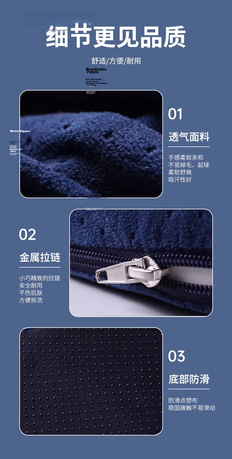 Digalun Hemorrhoid Cushion Office Memory Foam Tailbone Seat Cushion for Post-Anal Fistula Surgery Men and Women Home Car Seat Pad 10