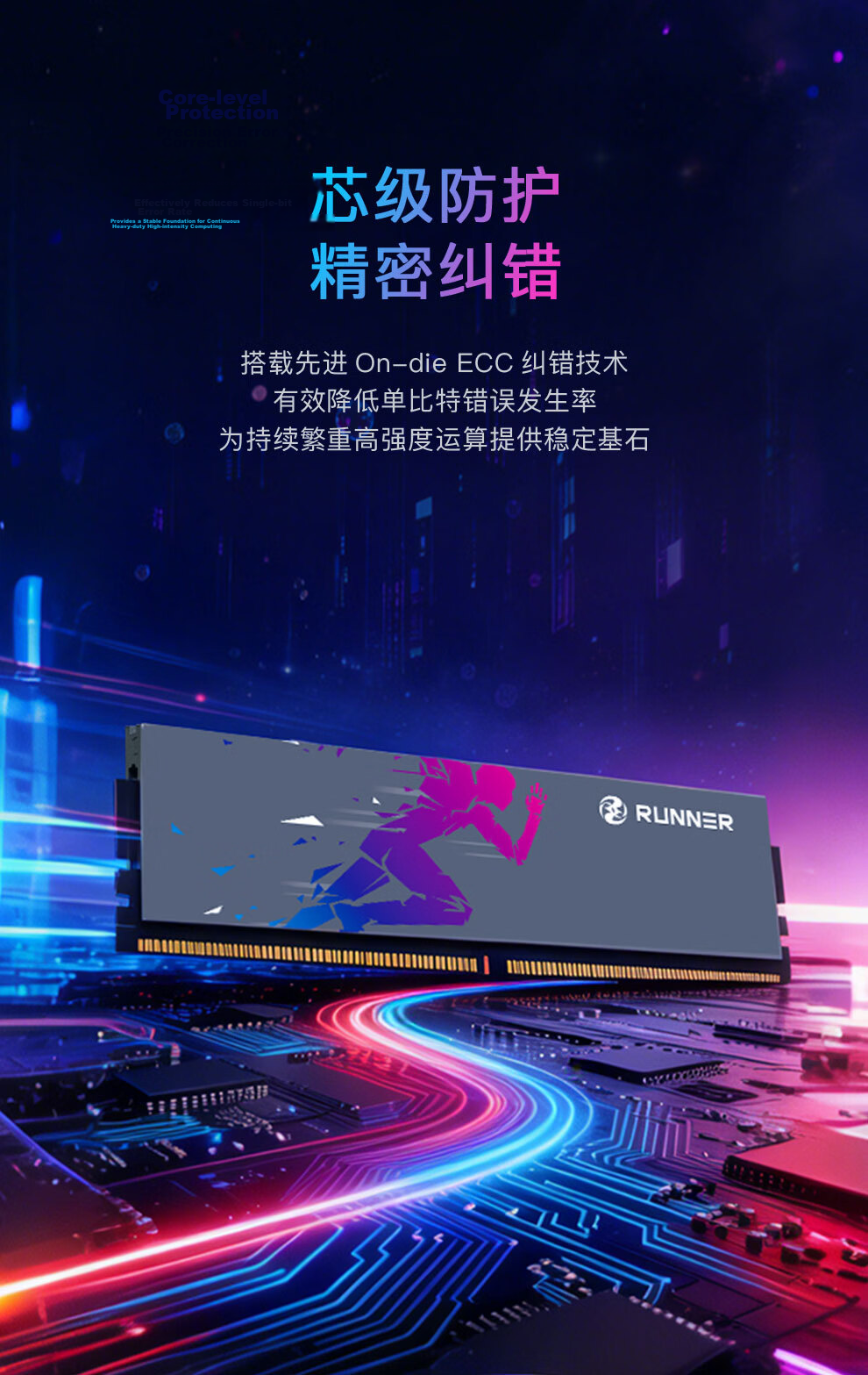 Runner 32GB (16GBx2) DDR5 6000 Desktop Memory Kit Lingyue Gaming Heat Spreader CL28 Hynix A-Die Titanium Gray 8
