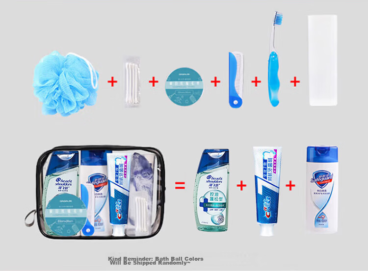 JAJALIN Travel Toiletry Set 10-Piece Shampoo, Body Wash, Toothbrush Cup, Travel Essentials Storage Bag for Men and Women 5