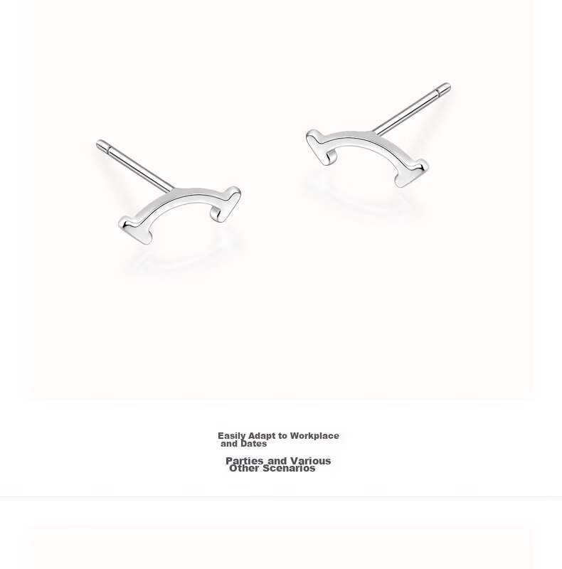 AJIDOU Earrings, Luxurious Round Hoop, Versatile Color-Block Studs, Fashionable Jewelry, Gift for Girlfriend, Mid-Autumn Festival Present 3
