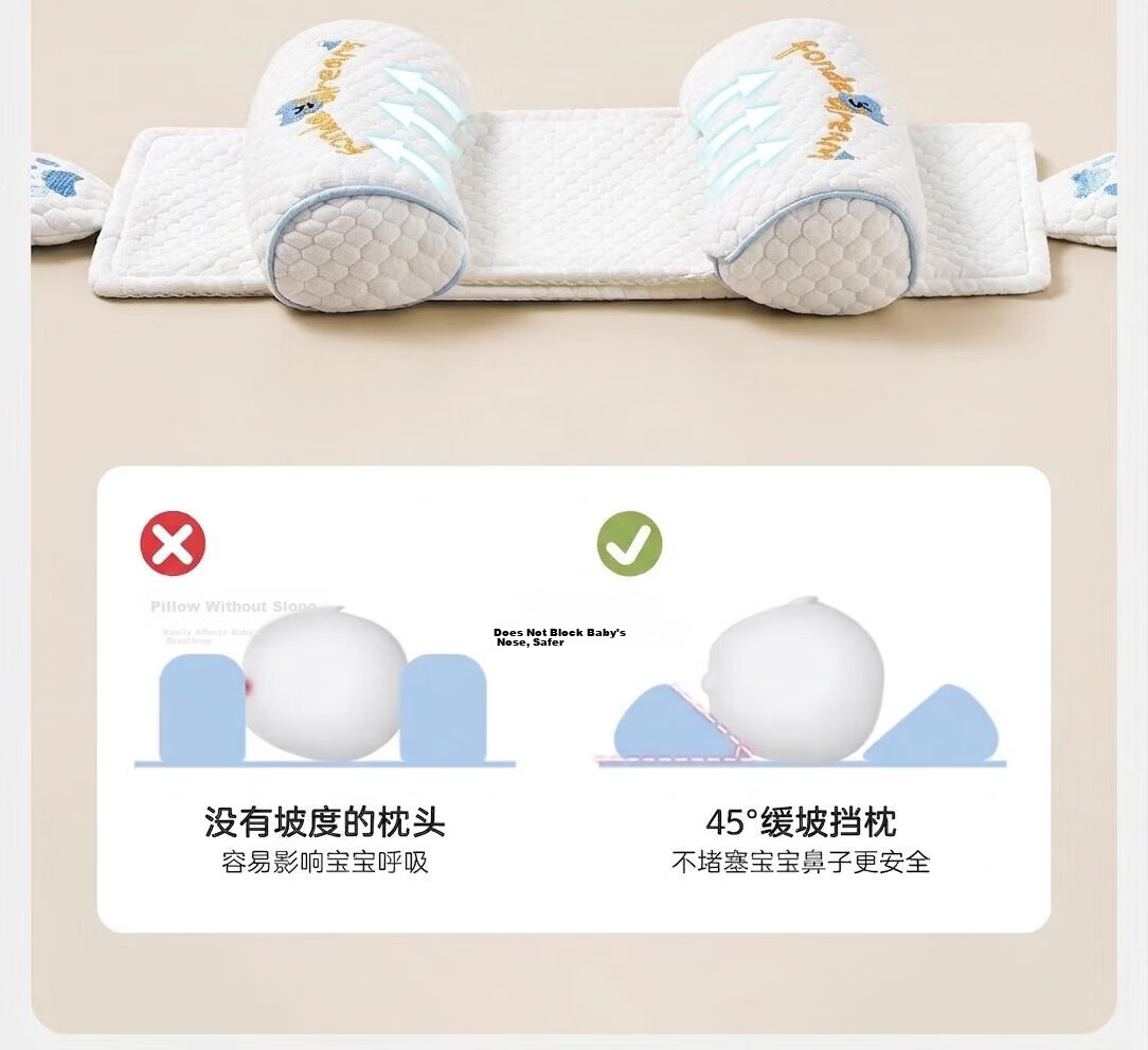 Licheers Baby Sleep Soothing Palm Patting Device for Self-Soothing and Anti-Startle Pillow 8