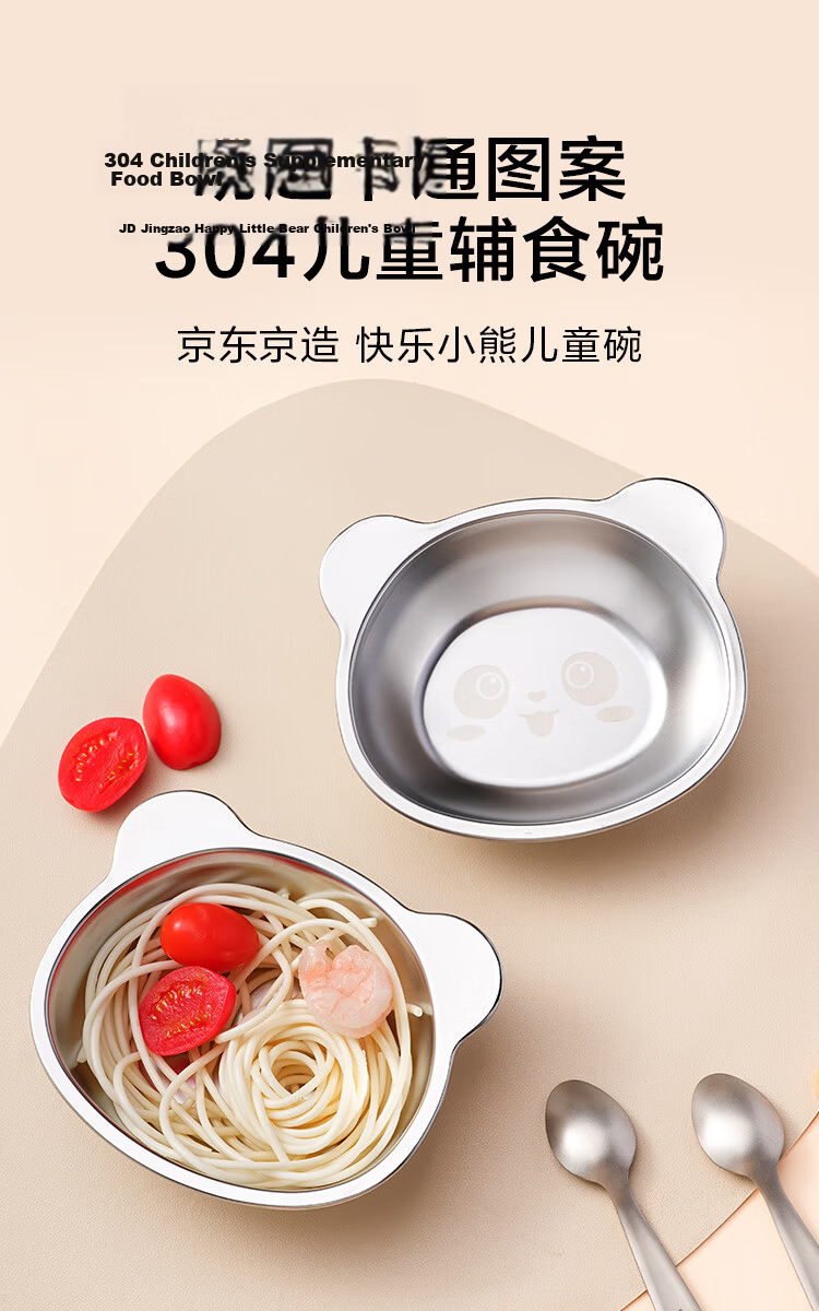 JD Original Lunch Tray, Elementary School Student Meal Box, Fast Food Serving Plate [5 Compartments Thickened And Deepened], 304 Stainless Steel, 28*22*4.5 2