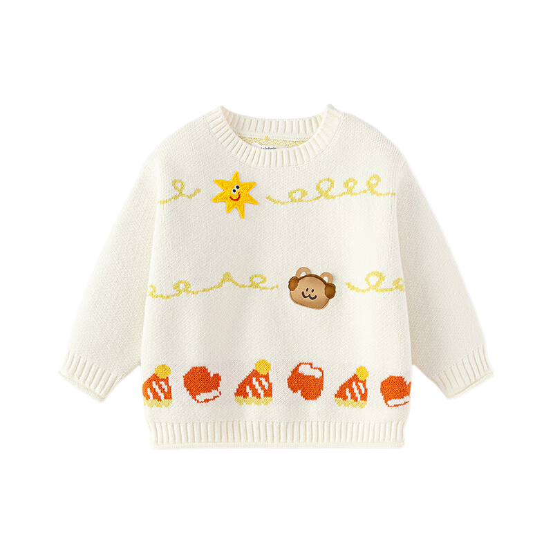 BALABALA balaOne Kids Sweater Boys Girls 2025 Winter Knitwear Baby Pullover 208425103207