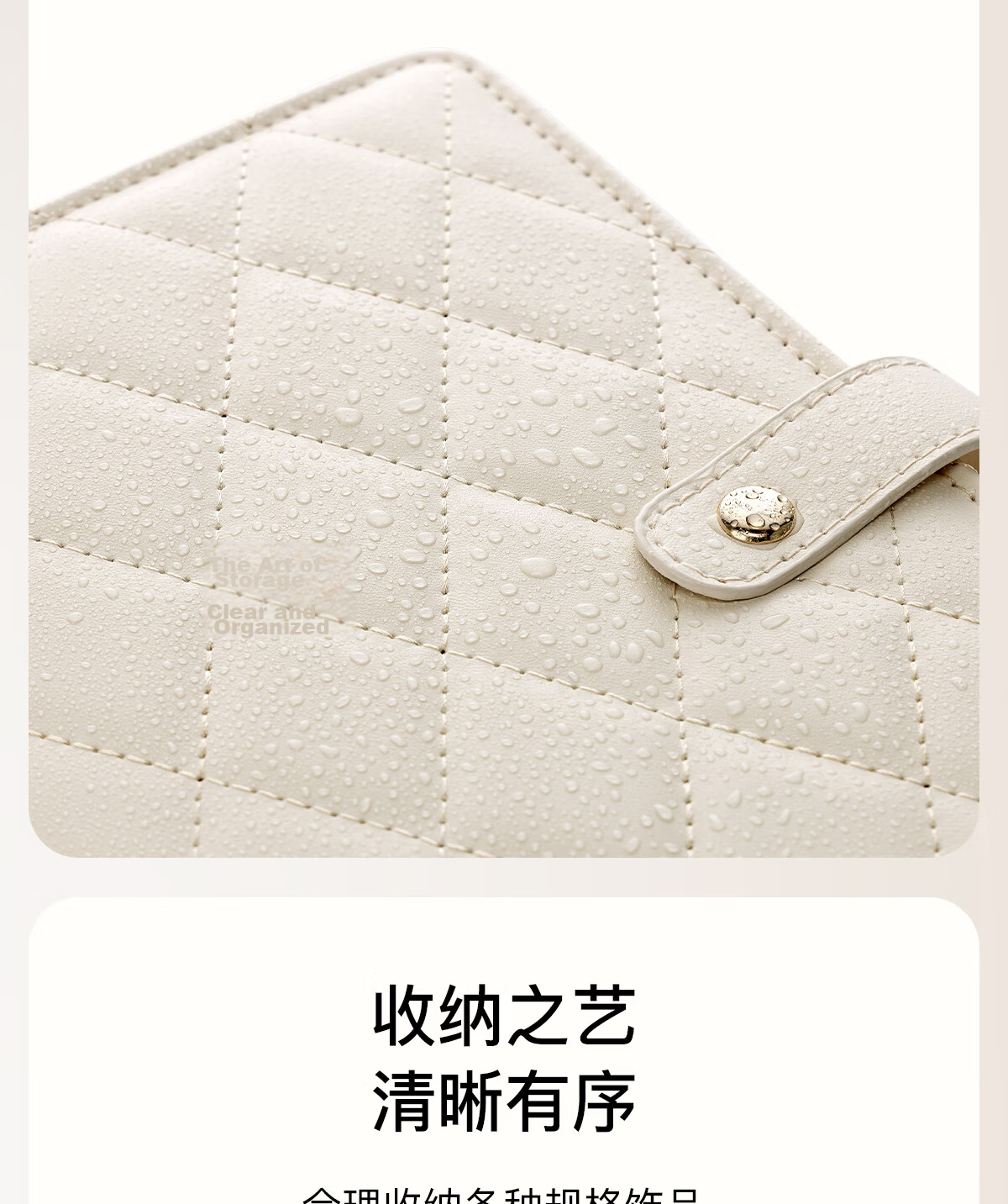 VLANDO Gold Jewelry Storage Book Travel Portable Anti-Oxidation New High-End Wedding Gift Birthday Gift for Girlfriend 6
