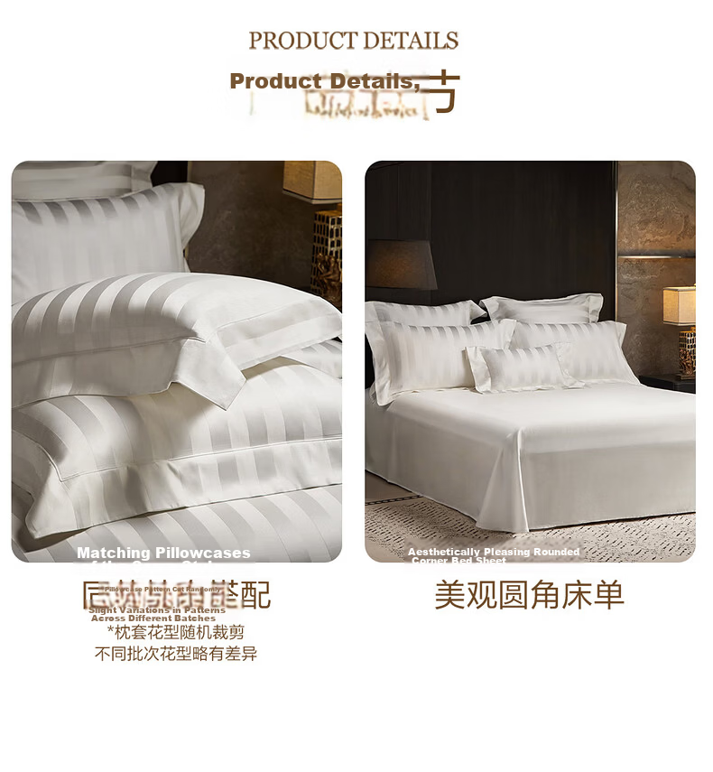 Shuixingjiafang Four-Piece Bedding Set, 100-Count Long-Staple Cotton, 100% Pure Cotton, Silky Duvet Cover And Bed Sheet, Double-Size Luxury High-End for 1.8m Bed, Garden Style 21