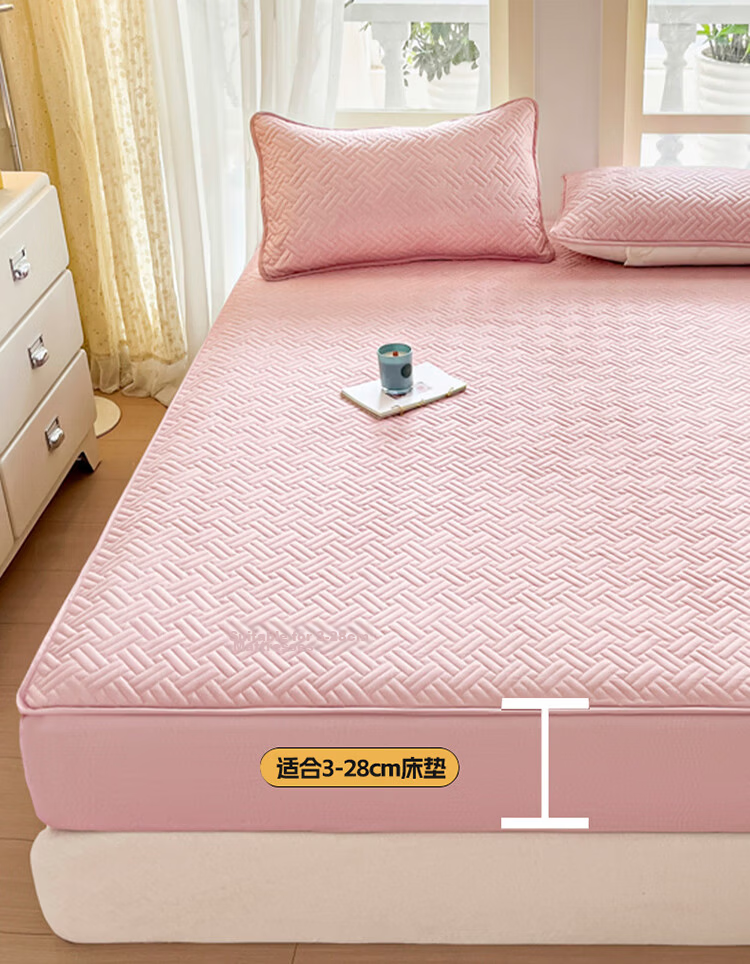 Yalu Mattress Protector All-Season Bed Cover, Full Coverage Bed Sheet, Mountain Gray, 180*200cm 15
